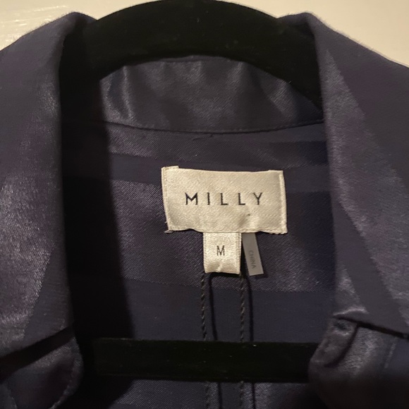 Milly Jordan Striped Satin Dress - Picture 6 of 8